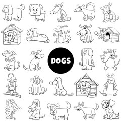 dog and puppies characters large collection