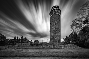 Main tower of the Brodnica castle. Brodnica, Kuyavia-Pomerania V