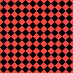 Pattern of black and red rhombuses