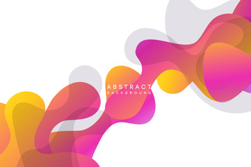 Moving colorful abstract background. Dynamic Effect. Vector Illustration. Design Template.