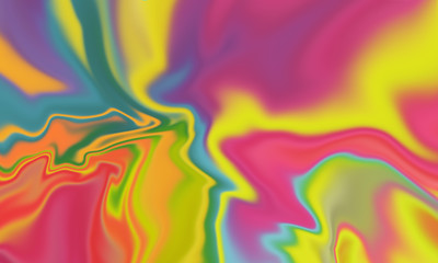 Fototapeta na wymiar Colorful abstract vibrant liquid rainbow background texture 