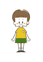 男の子-笑顔-全身