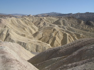 Fototapeta na wymiar Zabriskie Point Death Valley California USA Aussichtspunkt
