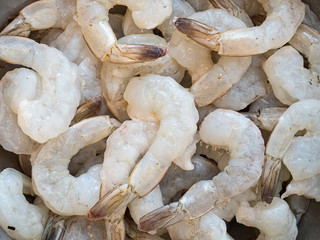 Shrimp Raw Closeup