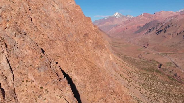 Penitente just before Aconcagua national Park