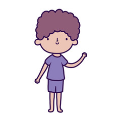 cute little boy cartoon character design