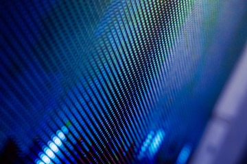 CloseUp LED blurred screen. LED soft focus background. abstract background ideal for design.