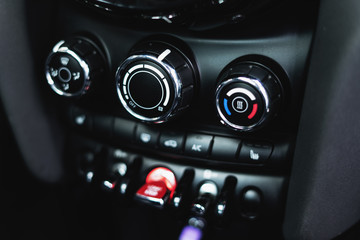 Fototapeta premium Modetn luxuty climate control with cold and hot adjustments
