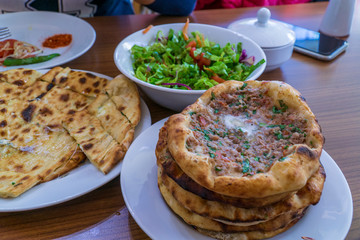Delicious, famous pita, Yenipazar, Aydin,