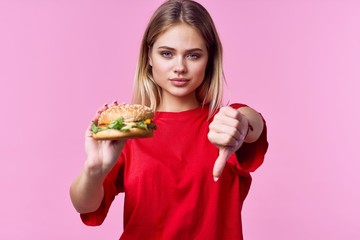 woman with cake