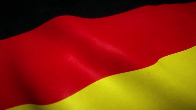 flag of Germany waving in the wind