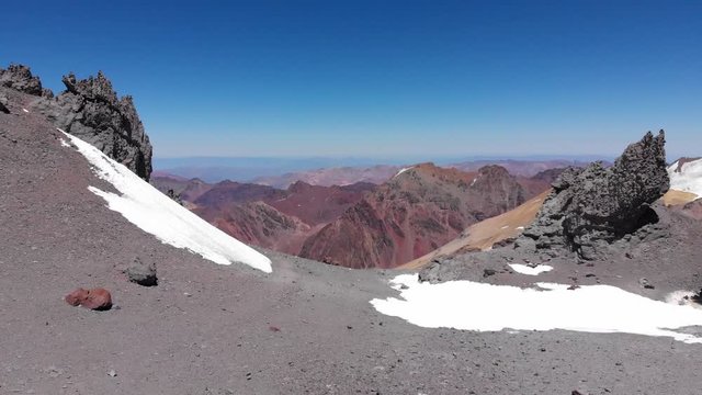 Camp 2 Nido de Condores on Aconcagua