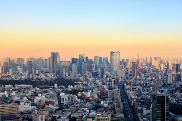 Naklejka na ściany i meble 東京の風景