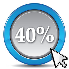 40 percent icon