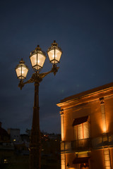 Fototapeta na wymiar street light in the city