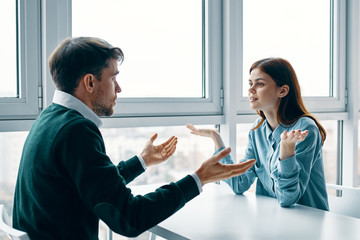 Obraz premium doctor and patient in hospital