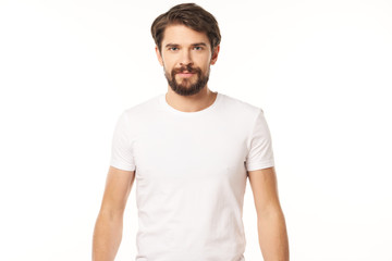 Obraz premium portrait of young man isolated on white background