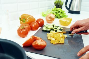 vegetables in the kitchen