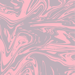Marble Texture Vector Pink Liquid Paint Background. Fluid Paint Suminagashi Modern Pattern for Ice Cream, Cosmetics Ads, Stone Granite Design. Hipster Stone Marble Texture, Cool Neon Painting Splashes