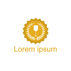 Fototapeta premium Wine logo concept. Wine store or restaurant logo