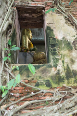 Buddha statue in Wat Bang Kung.