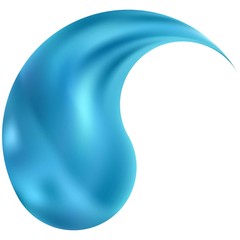 Modern background in the form of yin or yang.