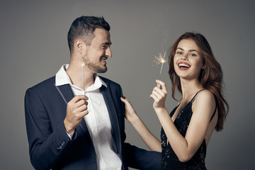 beautiful couple charm holiday