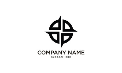 Letter P logo icon design template elements