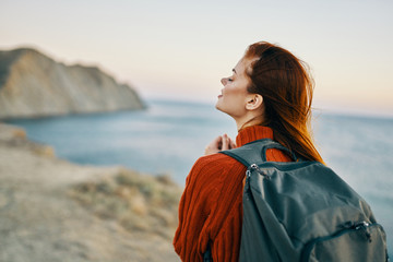 young woman on the beach