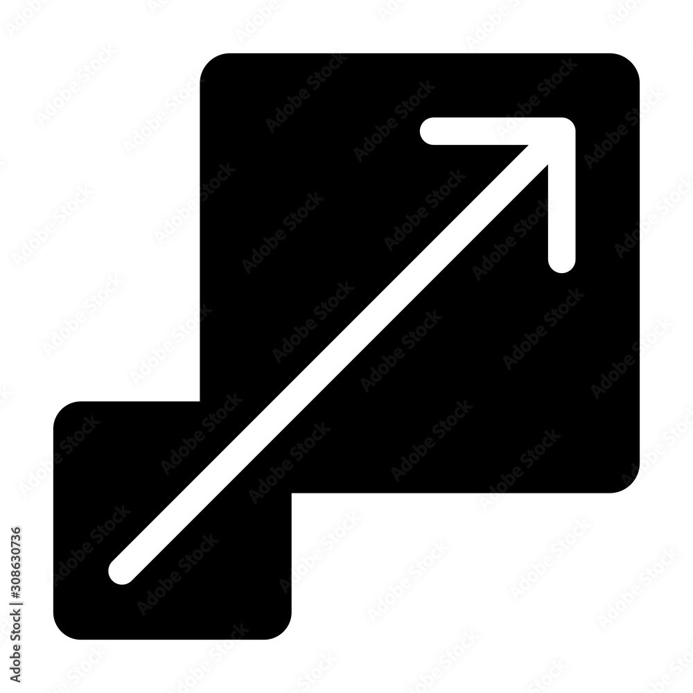 Wall mural scalability or scalable system flat vector icon for apps and websites