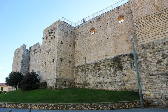 Medieval Emperor ferdinand Castle in Prato, Tuscany, Italy