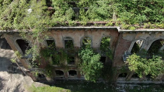 Ghost city aerial. Exclusion zone