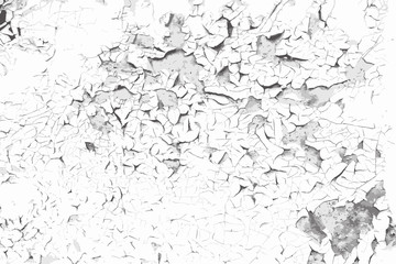 Cracked old paint vector black and white texture