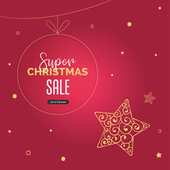 Christmas greeting cards. Winter holiday card design. Vector EPS 10 