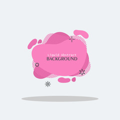 Set of abstract modern graphic elements. Dynamical colored forms and line. Gradient abstract banners with flowing liquid shapes. Template for the design of a logo, flyer or presentation. Vector.