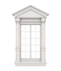 Classic Window Frame Isolated