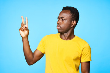 Fototapeta premium young man pointing at you