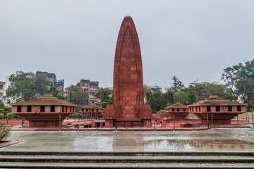 Memorial of Jallianwala Bagh massacre in Amritsar, Punjab state, India