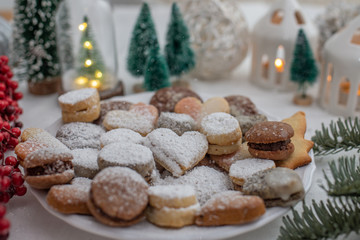 Home made traditional German Christmas Cookies