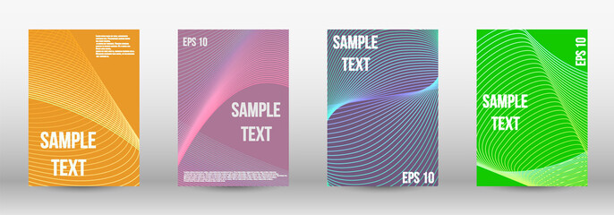 Geometric template with lines 