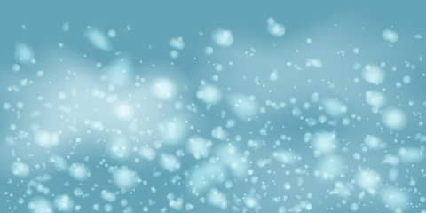 Snowflakes, snowfall.