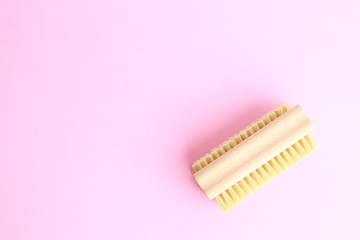 wooden brush for nail cleaning