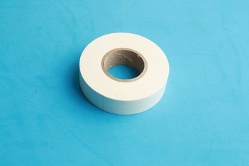 roll of white plastic insulating tape