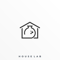 House Lap Illustration Vector Template