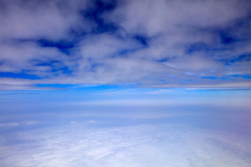 Fototapeta premium High altitude white clouds