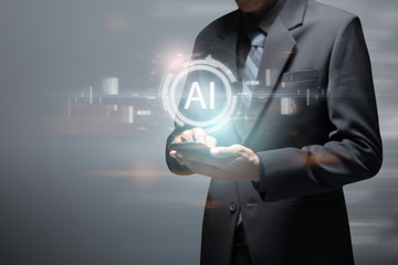 Artificial Intelligence technology AI concept.