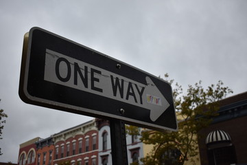 Obraz premium One Way