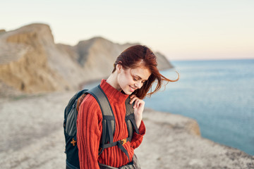 portrait of young man on the beach