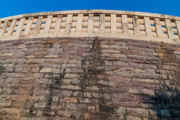 Detail of Stupa 1, ancient Buddhist monument at Sanchi, Madhya Pradesh, India
