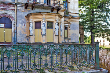 Lattice and caryatids are elements of decoration of the palace of Grand Duke Mikhail Nikolaevich....